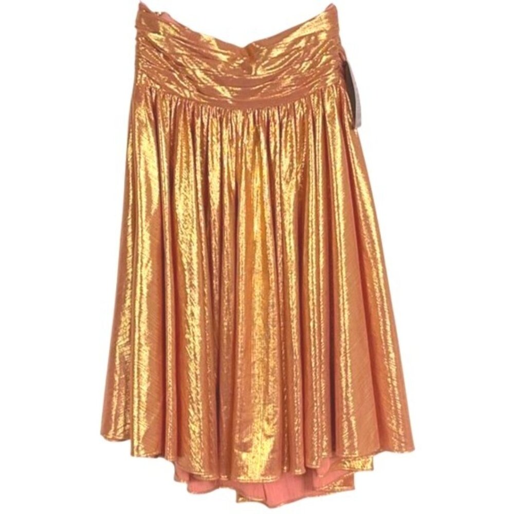 NWT Retrofete Kaiser Dress, in Apricot, size XXS, 95% polyester, 5% spandex - Picture 7 of 16